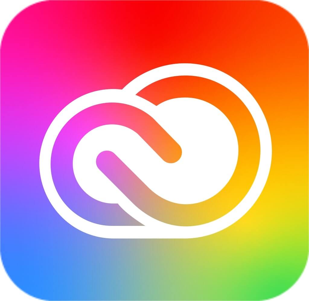 Adobe Creative Cloud All Apps logo with essential design and creative tools for professionals.